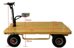Xe điện kéo hàng 48V 1000kg
