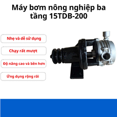 Máy bơm di động áp lực cao bằng thép không gỉ 15TDB-200 sử dụng cho việc phun xịt và phun thuốc.