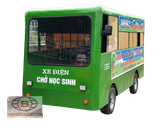 Xe điện 4 bánh chở học sinh