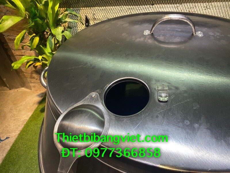 Lu quay vịt bằng than đường kính 100cm