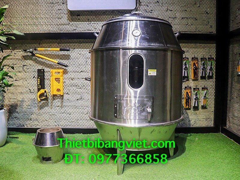 Lu quay vịt bằng than đường kính 100cm