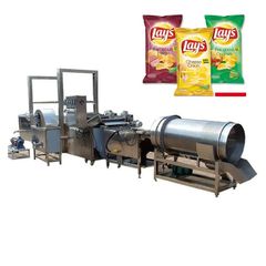 Máy sản xuất chip khoai tây công nghiệp máy tạo hương vị khoai tây chiên/ dây chuyền sản xuất khoai tây chiên