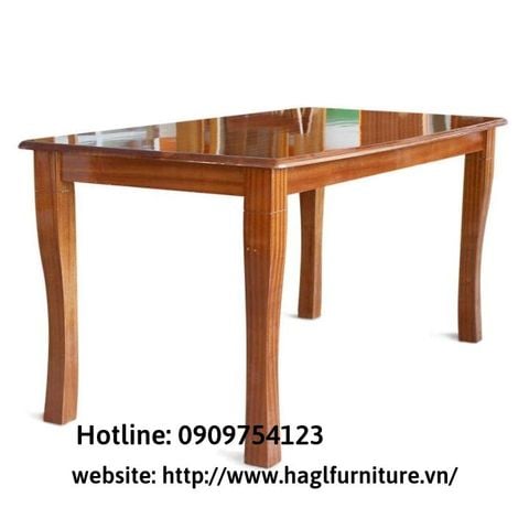 BỘ BÀN CHỮ NHẬT 1M6 K2 + 6 GHẾ SI2002