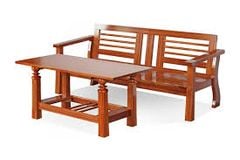 SALON HN2 ( Bàn mặt gỗ)