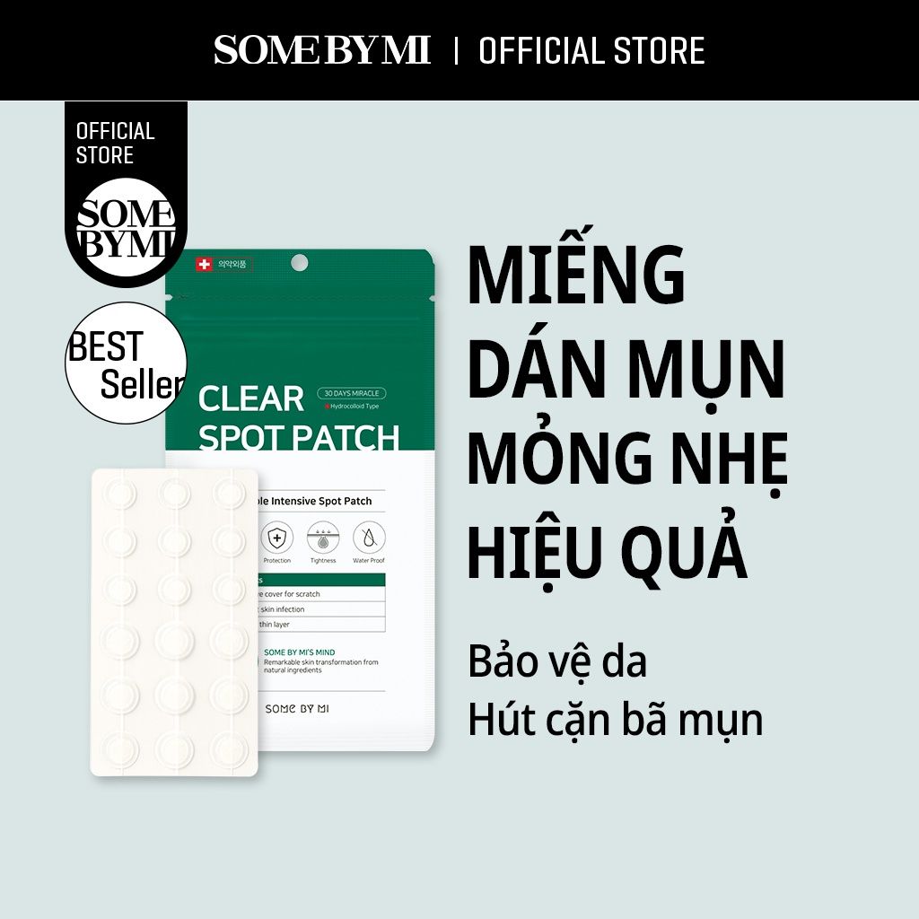 Miếng dán mụn Some By Mi Acnes Clear Patch THƯƠNG HIỆU MỸ PHẨM HÀN QUỐC CÓ  MẶT TẠI 40+ QUỐC GIA