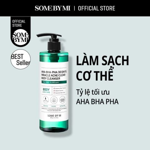 Sữa Tắm Some By Mi AHA-BHA-PHA 30 Days Miracle Acne Clear Body Cleanser 400g