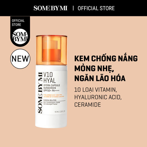 Kem chống nắng dưỡng ẩm SOME BY MI V10 HYAL Hydra SPF50+ PA++++ 40ml