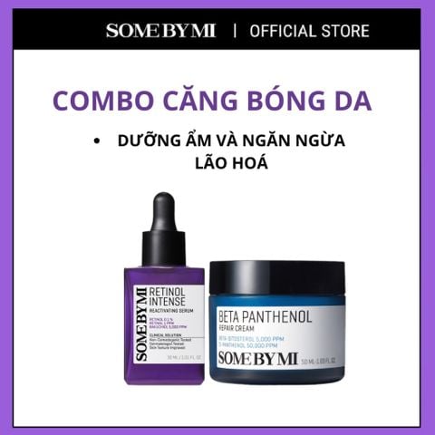 [COMBO] Kem dưỡng ẩm Some By Mi Beta Panthenol 50ml + Tinh chất Retinol 30ml