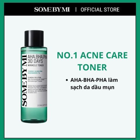 Nước Hoa Hồng Some By Mi AHA-BHA-PHA 30 Days Miracle Toner 150ml