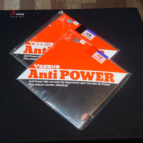  MẶT VỢT YASAKA ANTI POWER 