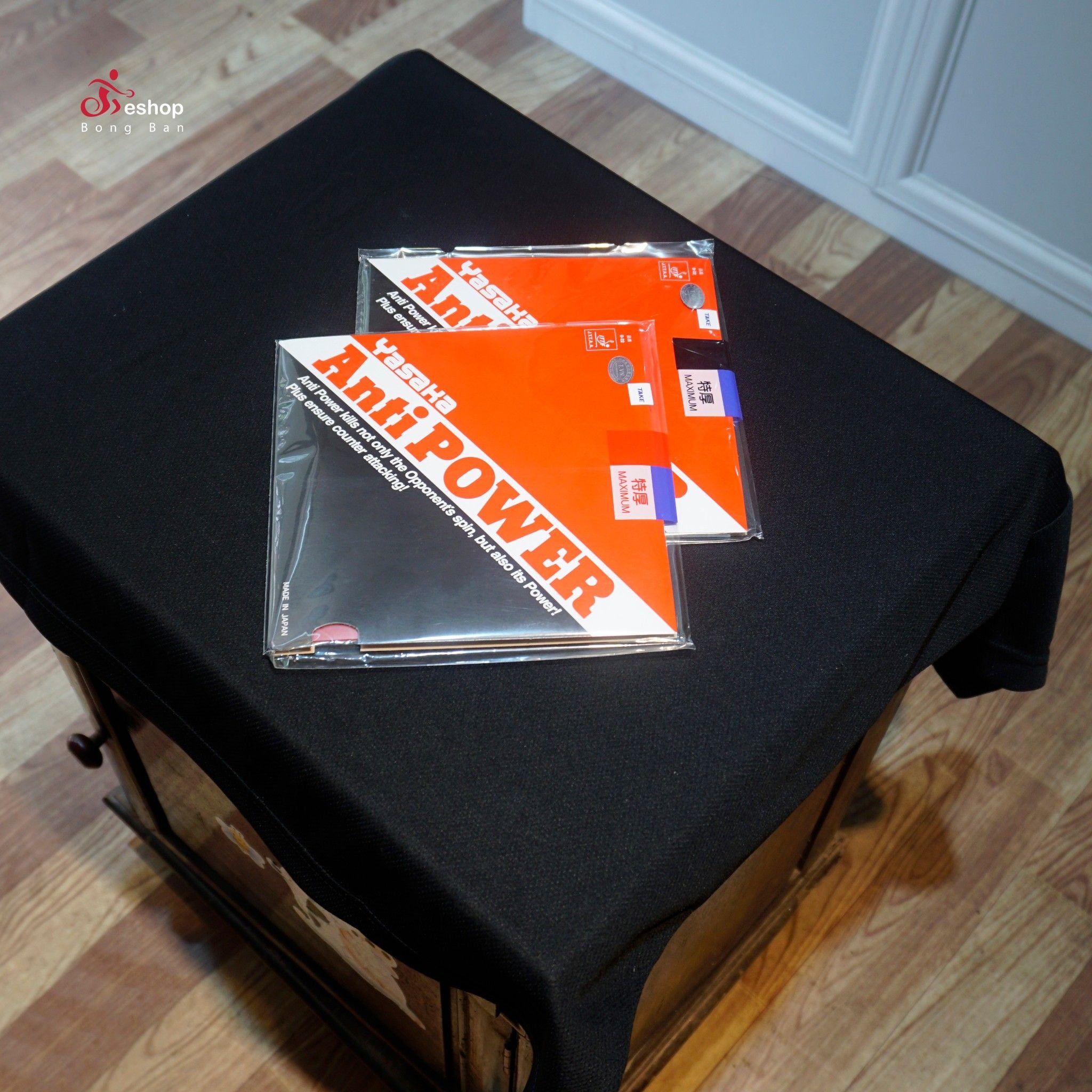 Yasaka Anti Power Rivestimento Per Tennistavolo - 2,0 Mm, Rosso, Per Gioco Difensivo