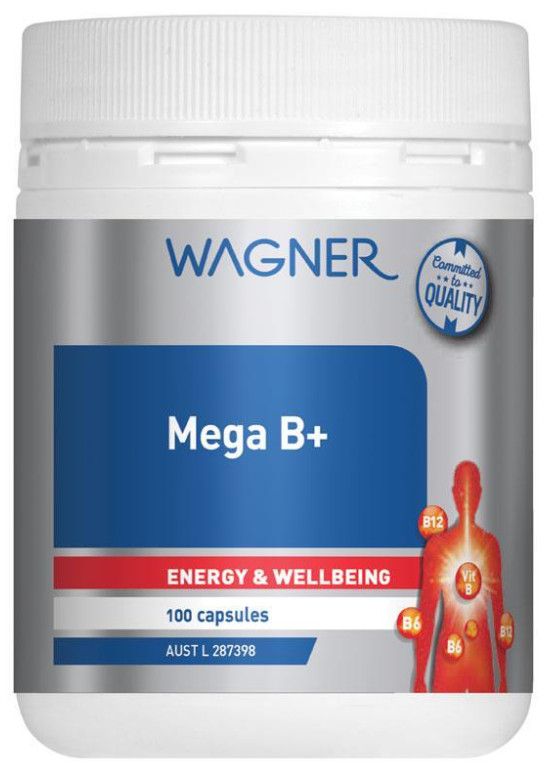 Viên Uống Bổ Sung Vitamin B Tổng Hợp Wagner Mega B+ 100 Viên