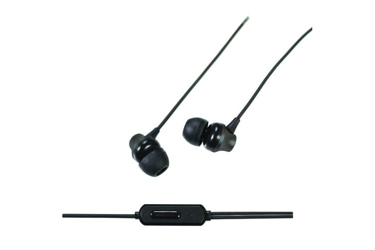 Aerpro 3.5mm Earphones w/ Mic - Black