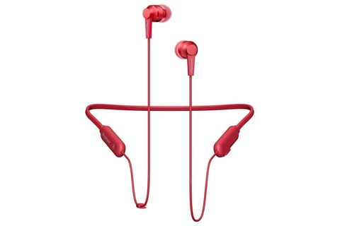 Pioneer In-Ear Bluetooth Flexible Neck Band w/ Mic/Volume - Red