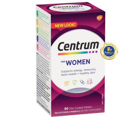 Viên uống Vitamin Tổng Hợp Cho Phụ Nữ Centrum For Women 90 viên