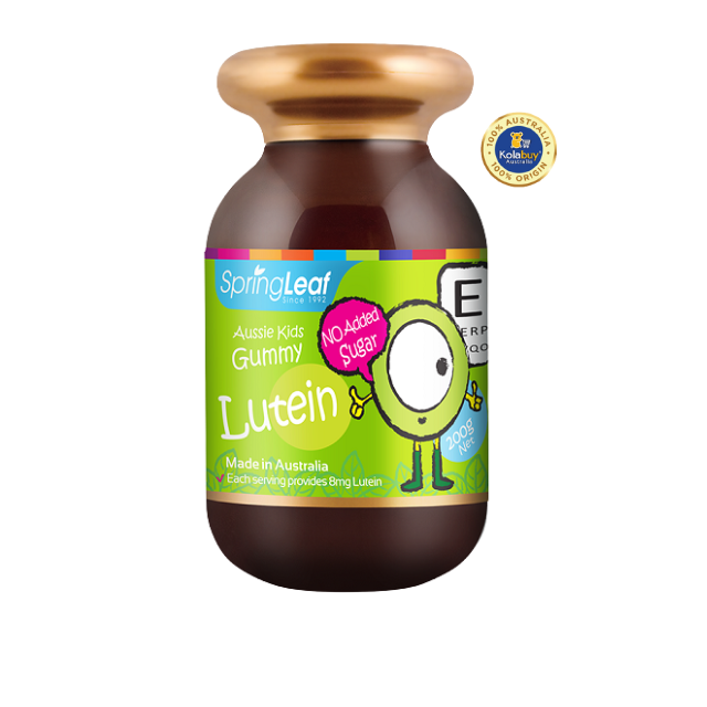 Viên nhai bổ mắt cho bé SpringLeaf Aussie Lutein Kids Gummy 80 viên