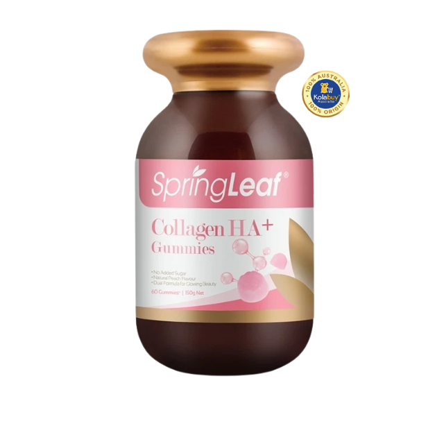 Viên uống SpringLeaf Collagen HA+ Gummies 60 viên