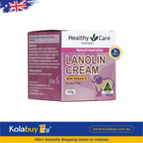 Kem dưỡng da Nhau thai cừu Healthy Care Natural Lanolin & Vitamin E Cream 100g