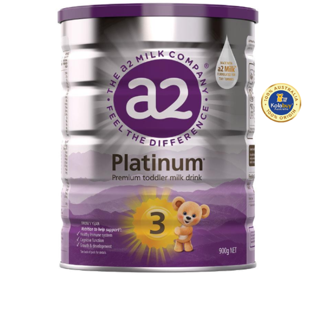 Sữa bột A2 Platinum số 3 cho bé từ 1-3 tuổi 900g
