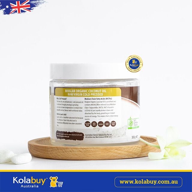 Dầu dừa hữu cơ Bioglan Organic Coconut Oil 300g