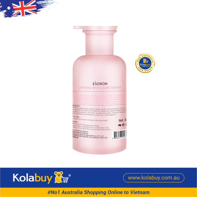 Kem dưỡng trắng da toàn thân Eaoron Crystal White Body Cream 330g