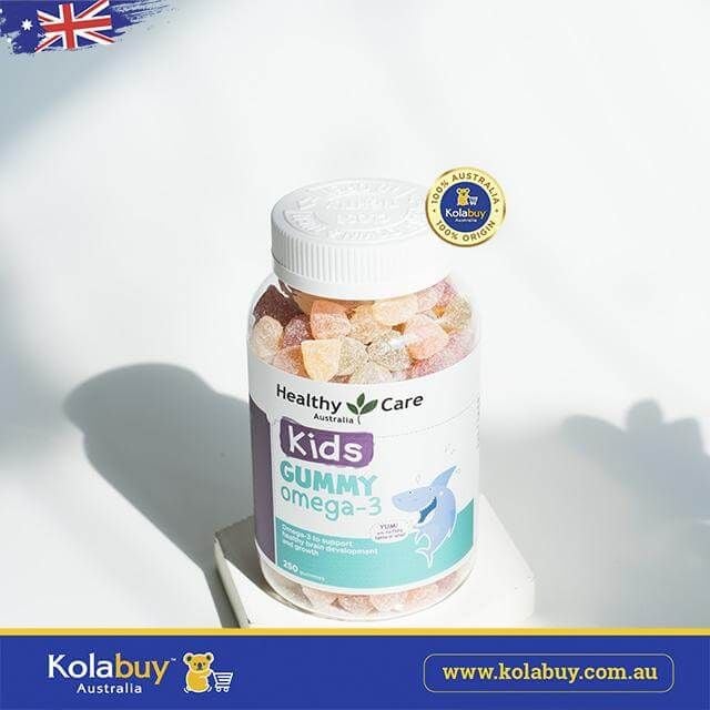 Kẹo dẻo Bổ sung Omega 3 Kid Gummy Omega 3 Healthy Care 250 viên