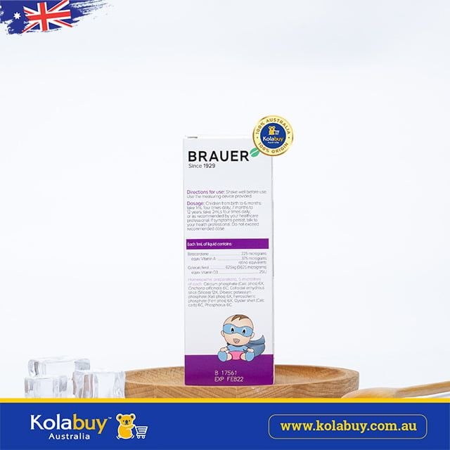 Siro Tăng sức đề kháng cho bé Brauer Baby & Child Immunity Support 100ml