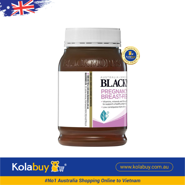 Viên uống Bổ sung Vitamin cho bà bầu và phụ nữ sau sinh Blackmores Pregnancy and Breastfeeding Gold 180 viên