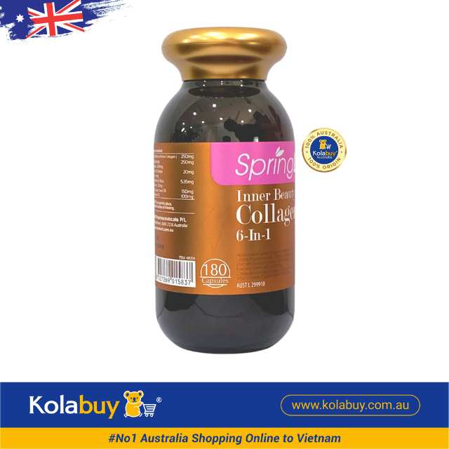 Viên uống Collagen SpringLeaf Inner Beauty Collagen 6-in-1 180 viên