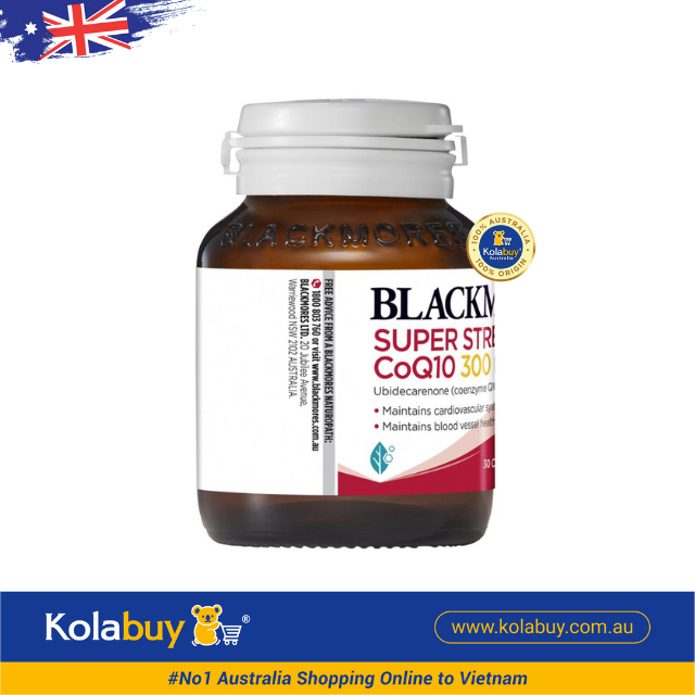 Viên uống bổ tim Blackmores Super Strength CoQ10 300mg 30 viên