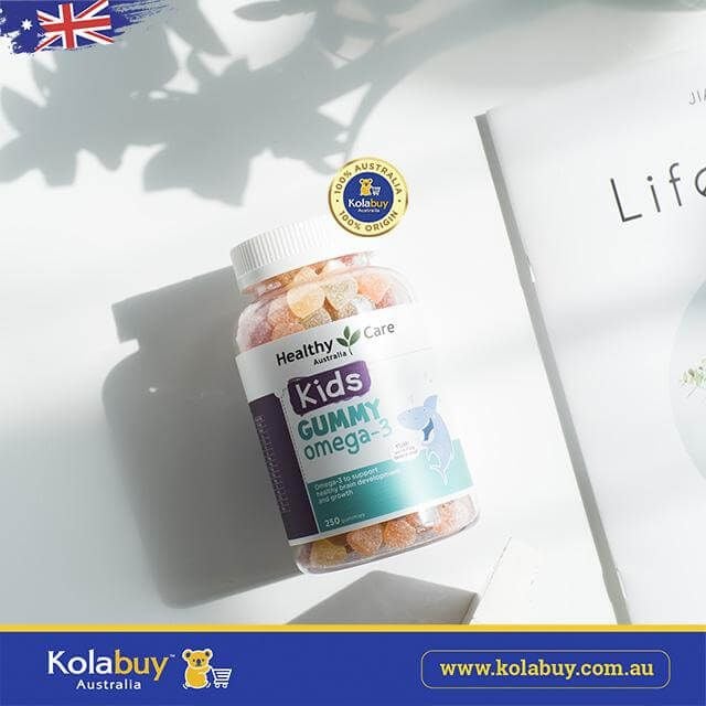 Kẹo dẻo Bổ sung Omega 3 Kid Gummy Omega 3 Healthy Care 250 viên