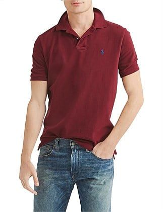 SHORT SLEEVE KNIT BASIC MESH