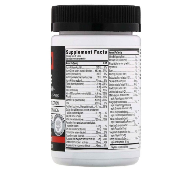 Viên uống Vitamin tổng hợp cho nam giới trên 50 tuổi Swisse Men's Ultivite 50+ 60 viên