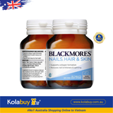Viên uống hỗ trợ đẹp da, móng và tóc Blackmores Nails Hair and Skin 60 viên