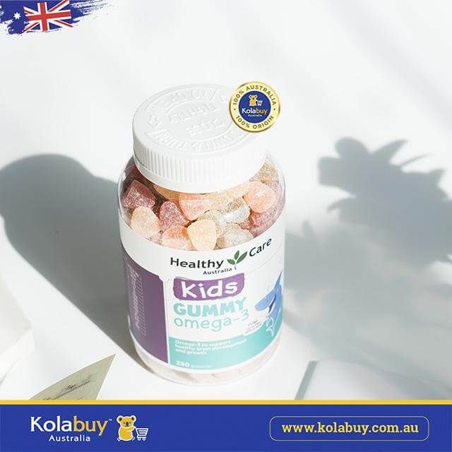 Kẹo dẻo Bổ sung Omega 3 Kid Gummy Omega 3 Healthy Care 250 viên