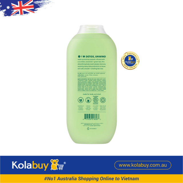 Dầu Tắm Method Màu Xanh Body Wash Daily Zen 532ml