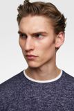 T-SHIRT WITH CONTRAST COLLAR