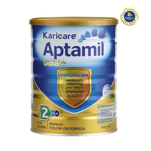 Sữa bột cao cấp Aptamil Gold+ 2 Follow-On Formula 6-12 Months 900g