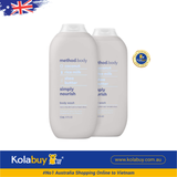 Dầu Tắm Method Màu Ghi Body Wash Simply Nourish 532ml
