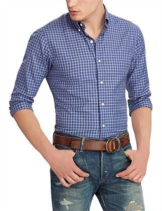 LONG SLEEVE SPORT SHIRT TWILL