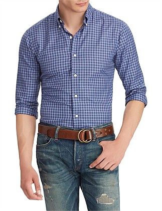 LONG SLEEVE SPORT SHIRT TWILL