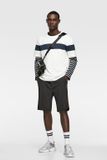 CONTRAST BAND T-SHIRT