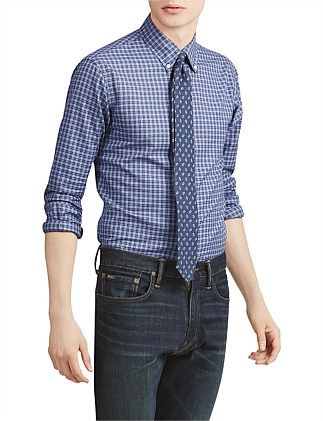 LONG SLEEVE SPORT SHIRT TWILL