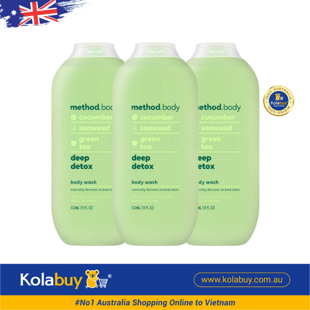 Dầu Tắm Method Màu Xanh Body Wash Daily Zen 532ml