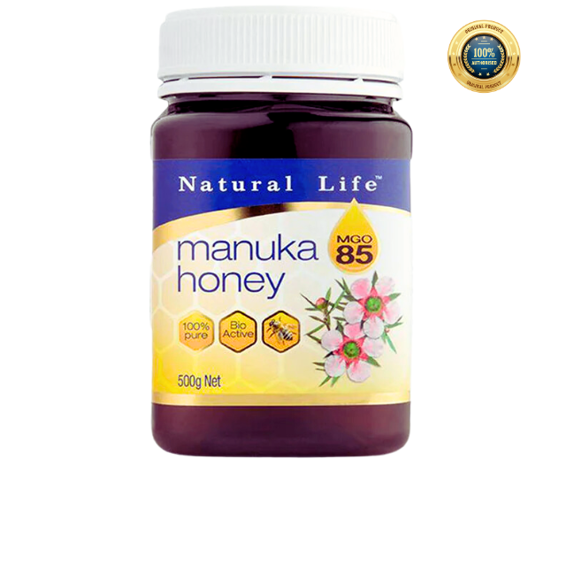 Mật ong thiên nhiên Manuka Honey Natural Life Úc (MGO 85/5+) 500g