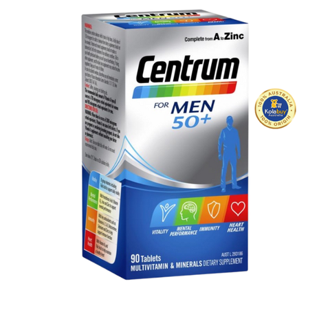 Viên uống Vitamin và khoáng chất cho nam giới trên 50 tuổi Centrum For Men 50+ 90 viên