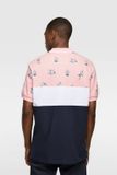 CONTRAST COLOUR BLOCK POLO SHIRT