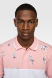 CONTRAST COLOUR BLOCK POLO SHIRT