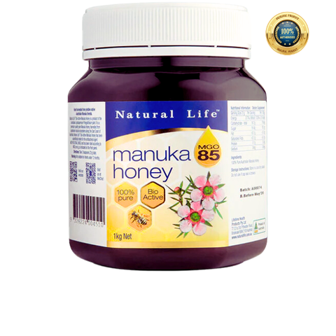 Mật ong thiên nhiên Manuka Honey Natural Life Úc (MGO 85/5+) 1kg