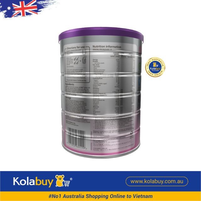 Sữa A2 cho mẹ bầu của Úc Nutrition for Mothers 900g